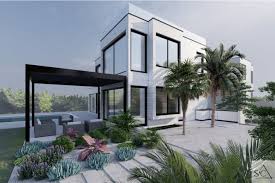 Luxury House With 3d Rendering