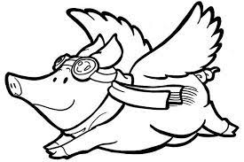 Make a coloring book with flying pig for one click. Cartoon Flying Pigs Clipart Best Flying Pig Drawing Flying Pig Illustration Flying Pig Cartoon