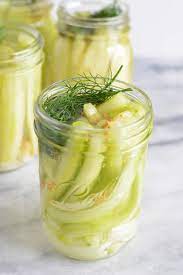 homemade german pickles senfgurken