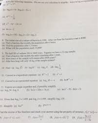 Solved 7 Solve The Following Equations