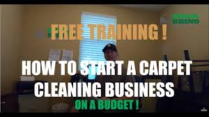 a carpet cleaning business