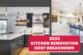2023 kitchen renovation cost breakdown