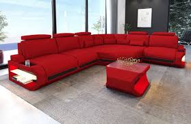 bel air l shape fabric sectional sofa
