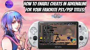 How To Enable Cheats In Adrenaline For Your Favorite PS1/PSP Titles! |  CWCheat | - YouTube