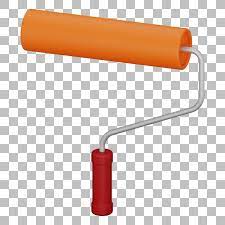 3d Isolated Render Of Paint Roller Icon Psd