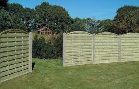 Timber Concrete Garden Fencing Wooden