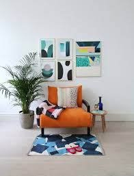 orange sofa novita swing chair from