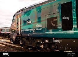 European Direct Rail Service class 68006 Daring Locomotive parked outside  the railway station in Dundee, UK Stock Photo - Alamy