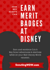 Boy scout merit badge worksheet. Earning Scouting Merit Badges And Rank Achievements At Disney Embrace The Magic Travel
