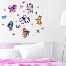 Little Pony Glitter Wall Sticker Pack