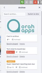 Do you know how to delete cards and boards in trello? Orah Apps How To Unarchive Trello Cards And Lists Orah Apps