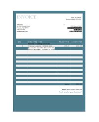 service invoice templates ms word