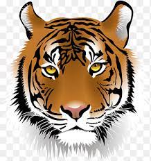 tiger face clipart png images pngegg