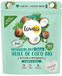 lovea make up remover organic coconut