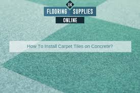 How To Install Carpet Tiles On Concrete