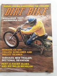 dirt bike may 74 monark 125 tm 400