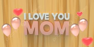 3d background mothers day