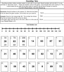 Rounding Worksheets Tens And Hundreds The Teachers Cafe