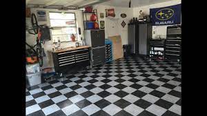 racedeck garage floor installation and