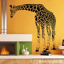 Giraffe Wall Decals Quality Vinyl