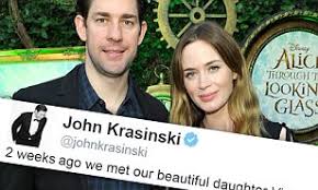 John Krasinski And Emily Blunt Announce Arrival Of Baby