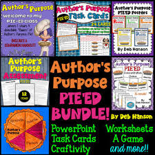 Authors Purpose Anchor Chart Crafting Connections