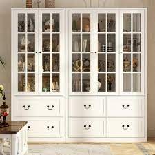 Tempered Glass Doors And 6 Drawers