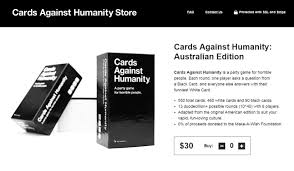 The name you enter and your computer's ip address will always be logged when you load the game client. 30 Gets You The Australian Edition Of Cards Against Humanity