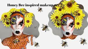 honey bee inspired makeup art you