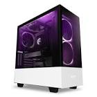 Premium Mid-Tower ATX PC Case - Dual-Tempered Glass Panel - Integrated RGB Lighting - White (CA-H510E-W1)  NZXT H510 Elite