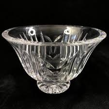 Pressed Glass Candy Dish Round Footed 6