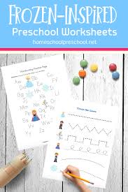 Including trace and printing letters. Free Printable Frozen Worksheets For Preschoolers