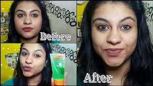 patanjali aloe vera gel as a makeup