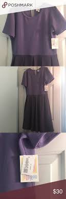 Nwt Lularoe Amelia Two Toned Purple Xl Amelia Size Chart