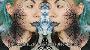 black veins makeup tutorial
