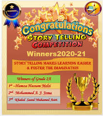This play list has stories narrated by children. Story Telling Competition Grades 1 2 Abaq Al Ilm International School