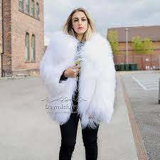 Mongolian Sheepskin Lady Coat Real Fur