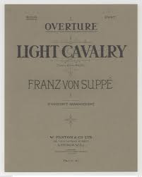Sheet Music Light Cavalry Overture The Australian War