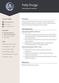 administrative istant cv exle for