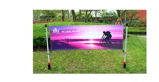 outdoor heavy duty banner stand