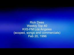 Rick Dees Weekly Top 40 On Kiis Fm Feb 20 1996 Youtube