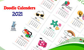 • printable monthly calendar 2021 with 12 month calendar 2021 on 12 pages (one month per page), including federal holidays and week starts on sunday. Doodle 2021 Calendar Templates Free Download Kids Activities