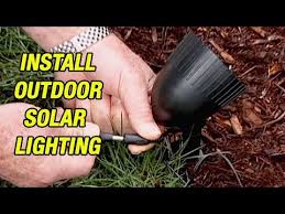 How To Install Outdoor Solar Lighting