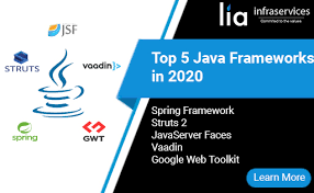 java frameworks for web application