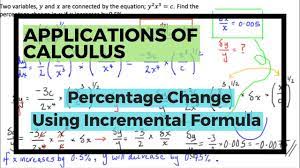 incremental change formula