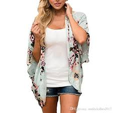 New Summer Cardigan Women Chiffon Floral Printed 1 2 Sleeve Light Weight Blouses Outwear Long Sleeve Loose Sweater Size S 3xl Tc279 Corduroy Jacket Cool Jackets From Hicjsv 28 95 Dhgate Com