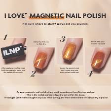warm amber magnetic nail polish