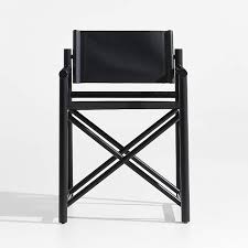 Mast Charcoal Leather Director S Chair