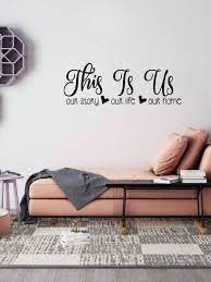 1pc English Letter Wall Sticker With