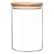 Glass Food Storage Containers With Lids Large Glass Food Storage Jars For Coffee Bar Tea Sugar 27 Transpa
